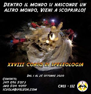 XXVIII Corso di Speleologia di 1° Livello SCOr