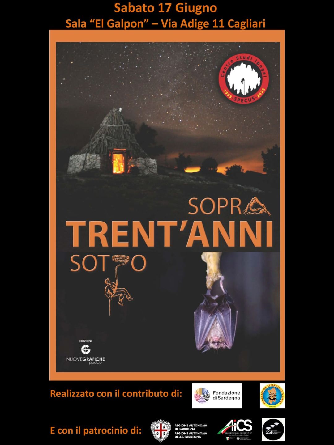 Presentazione Libro Trentennale CSI Specus - 17/06/2023