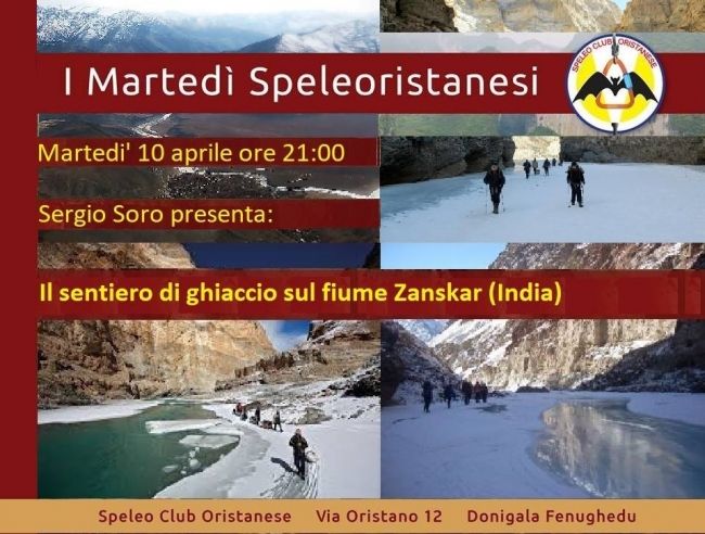 Il sentiero di ghiaccio sul fiume Zanskar (India)