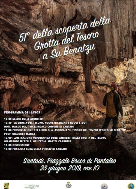51° della scoperta della Grotta del Tesoro a Su Benatzu