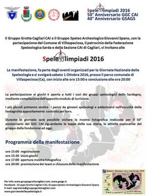 Speleolimpiadi GG Cai e GSAGS