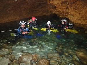 Resoconto FSS riguardo alle esplorazioni speleosubacquee che hanno portato alla Giunzione