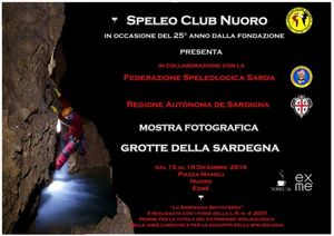 SPELEO CLUB NUORO 25 ANNI DALLA FONDAZIONE