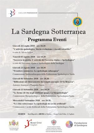 Primo appuntamento presso la mostra "Sardegna Sotterranea"