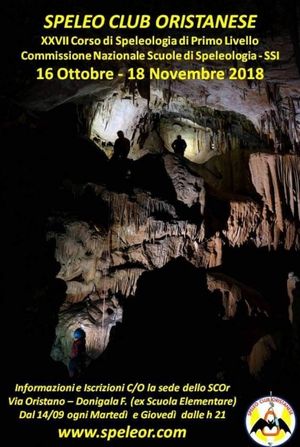 Speleo Club Oristanese - XXVII corso di primo livello