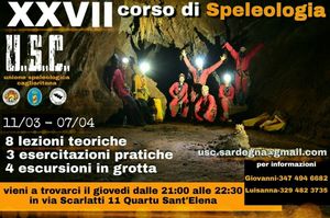 USC - XXVII corso di primo livello di speleologia